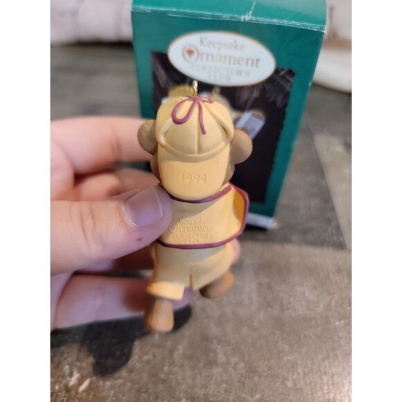 Hallmark 1994 holiday Pursuit ornament Xmas Decor bear - Picture 5 of 6